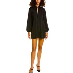 Revolve Amanda Uprichard black Vittoria swing mini Dress size XS